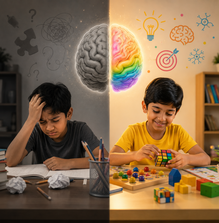 Trained vs Untrained Brain
