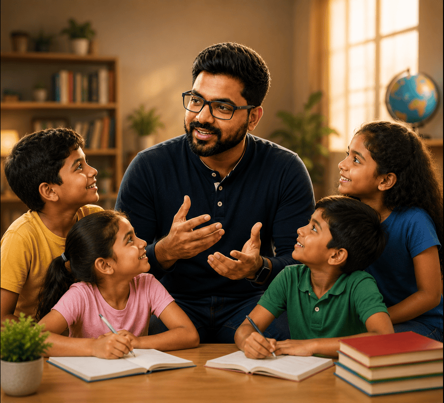 Be Brainy Founder guiding Childs Growth